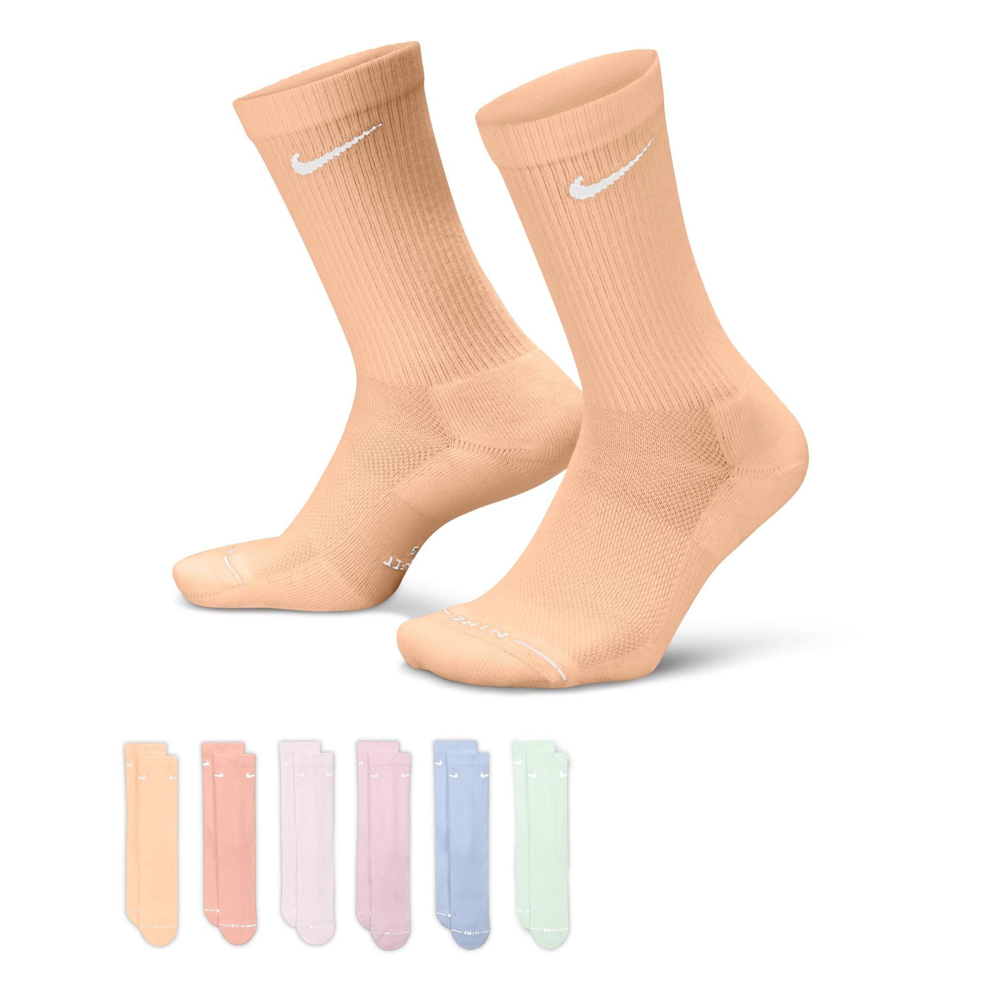 Nike Everyday Elevated Crew Socks (6 Pairs)-Multi-Color 